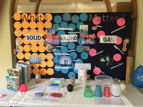 states of matter science display                                                                                                                                                                                 More Science Fair Projects States Of Matter, States Of Matter Display Ks2, Science Displays Primary, States Of Matter Bulletin Board, State Of Matter Project Ideas, School Science Fair Projects, Scientific Method Middle School, Middle School Science Fair Projects, State Of Matter