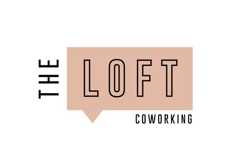 The Loft Coworking space - logo project #graphicdesigner #logodesigner Coworking Logo Design, Coworking Space Branding, Bloom Logo, Space Logo, Logo Desing, Logo Project, The Loft, Coworking Space, Design System