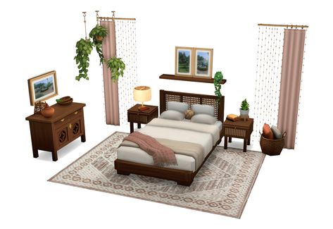 Indonis Pack Info | Patreon Sims 4 Cc Decor Bedroom, Sims 4 Bed Cc Maxis Match Patreon, Bedroom Cc Patreon, Sims 4 Bed Cc Maxis Match, Sims 4 Bedroom Set, Maxis Match Furniture, Sims 4 Beds Cc, Sims 4 Beds, Luxe Furniture