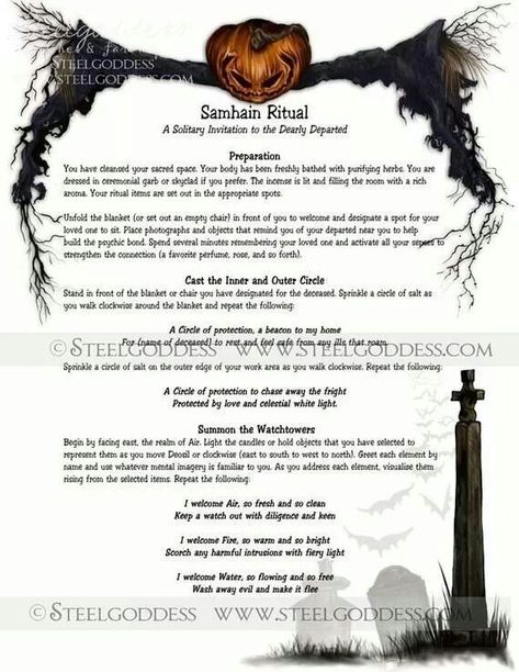 Samhain Spells, Wicca Calendar, Witch Samhain, Spell Pages, Samhain Ritual, Pagan Holidays, Blithe Spirit, Ritual Magic, Samhain Halloween