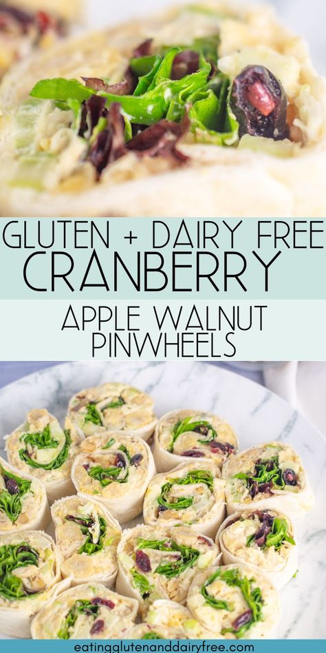 Gluten Free Dairy Free Pinwheels, Dairy Free Pinwheels, Gluten Free Pinwheels, Healthy Pinwheels, Cranberry Pinwheels, Brunch Finger Foods, Gluten Free Flour Tortillas, Cold Appetizers Easy, Gluten Free Turkey