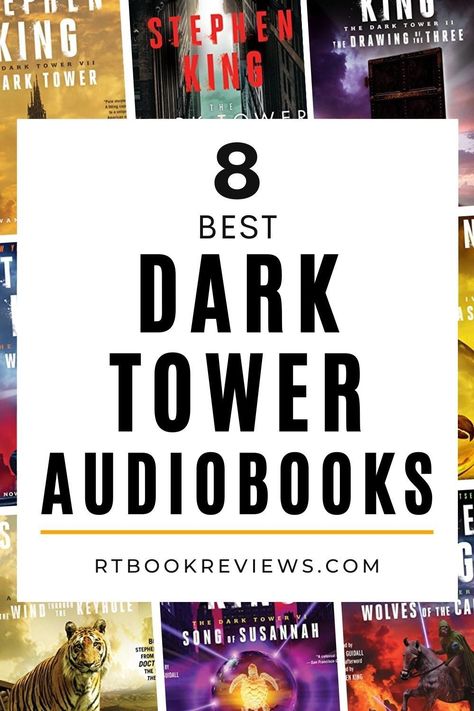 If you’re a fan of Stephen King’s epic fantasy series, The Dark Tower, then you know the intricate and mind-bending journey that awaits you. Have you listened to the audiobooks? Tap to see the 8 amazing Dark Tower audiobooks to listen to now! #audiobooks #bestaudiobooks #stephenking #mustreadbooks The Dark Tower Series, Best Audiobooks, Worlds Collide, The Dark Tower, Sense Of Life, Fantasy Series, Book Reviews, The 8, Stephen King