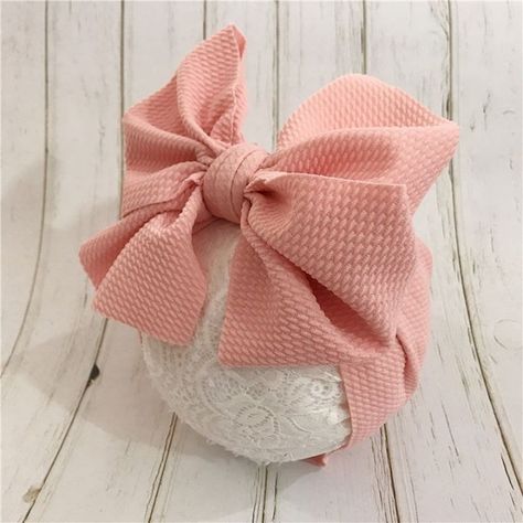 Bow Headwrap, Big Bow Headband, Baby Head Wrap, Hair Turban, Baby Hair Accessories, Top Knot Headbands, Newborn Headbands, Large Bow