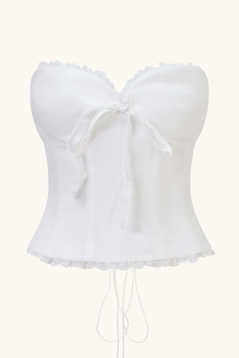 Sweetheart Corset, Corset Shop, Royal Core, Png Clothes, Sweetheart Top, White Corset Top, You Are Home, White Corset, French Culture