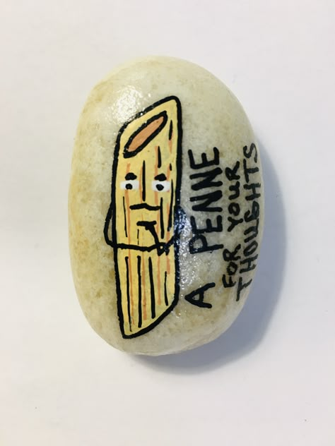 Cute Painting Designs, Diy Rock Decor, Funny Rock Painting, Funny Rock Painting Ideas, Nursing Puns, Funny Painted Rocks, Snake Rock, Rock Puns, Stone Art Diy