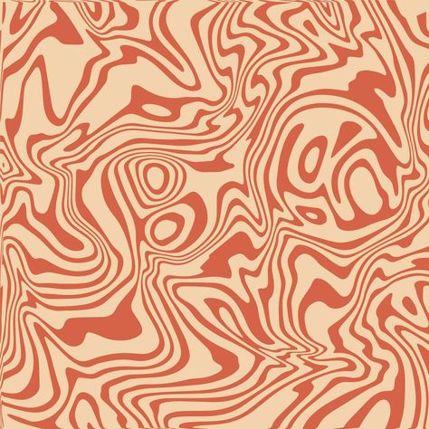 Tanaami Keiichi, Psychadelic Pattern, Groovy Background, Sticker Food, Tapestry Ideas, Collage Images, Hippie Aesthetic, Red And Beige, Wavy Pattern