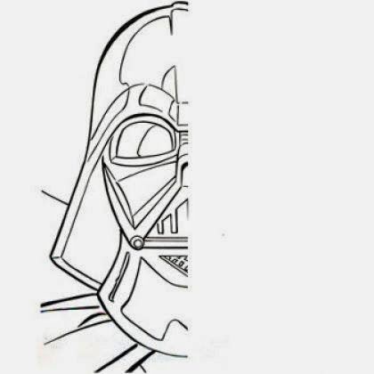 Sasaki Time: Craft Time: dibuja la otra mitad de la cara de Darth Vader Draw The Other Half, Cc Drawing, Drawing Worksheet, Symmetry Drawing, Art Sub Plans, Spring Lessons, Art Handouts, Symmetry Art, Art Worksheets