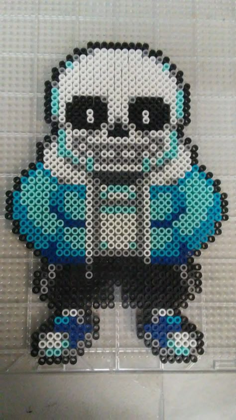 Sans Perler Beads, Sans Undertale Crochet Pattern, Undertale Perler Beads, Mettaton Perler Beads, Undertale Alpha Pattern, Perler Beads Undertale Temmie, Undertale Pixel Art, Ironing Beads, Emoji Art