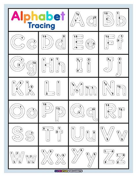 Free printable ABC Charts and full-size Alphabet Charts for students learning their ABC's! These simple PDF alphabet charts help your students learn their ABCs with pictures and letter stroke guides. We've created Phonetic Alphabet Charts for students who are learning to recognize letters as well as identify beginning letter sounds. These charts focus on the correct pronunciation of each consonant, short vowel, and long vowel sounds. Short Vowel And Long Vowel, Abc Charts, Superstar Worksheets, Alphabet Chart Printable, Alphabet Practice Sheets, Alphabet Writing Worksheets, Beginning Letter Sounds, Alphabet Handwriting Practice, Handwriting Worksheets For Kids