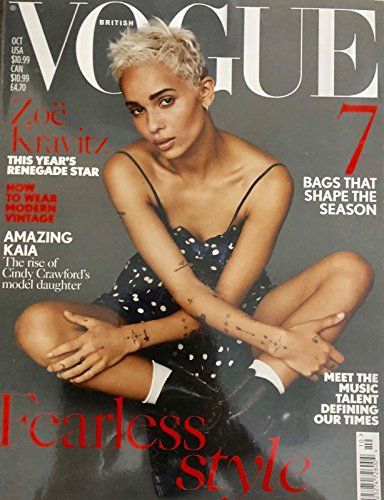 VOGUE BRITISH MAGAZINE, OCTOBER 2017** Vogue Video, Zoe Kravitz Style, Zoe Isabella Kravitz, Vogue British, Zoë Kravitz, Alasdair Mclellan, Lisa Bonet, Band Rock, Zoe Kravitz