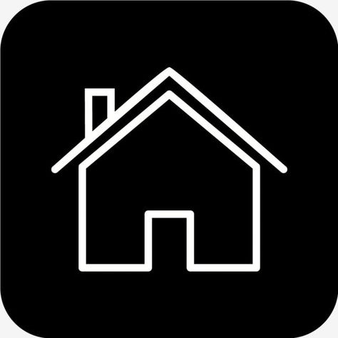 Home Icon Black, House Icon Aesthetic, Home Icon Aesthetic, Black Home Icon, Word Wide Web, App Organization, Beautiful Friend Quotes, Home Png, Vector House