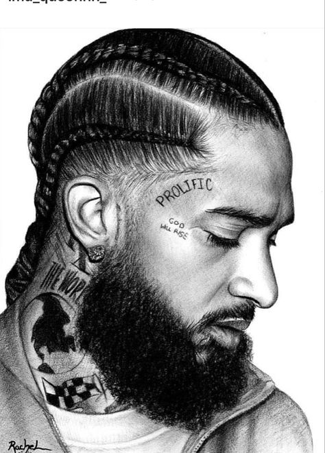 Nipsey Hussle Portrait Tattoo, Nipsey Hustle Tattoo, Nipsey Hustle Drawing, Nipsey Hussle The Marathon Continues, Nipsey Hussle Tattoos Ideas, Nipsey Hussle Black And White, Nipsey Hussle Drawing, Nipsey Tattoo, Sketches Of Celebrities