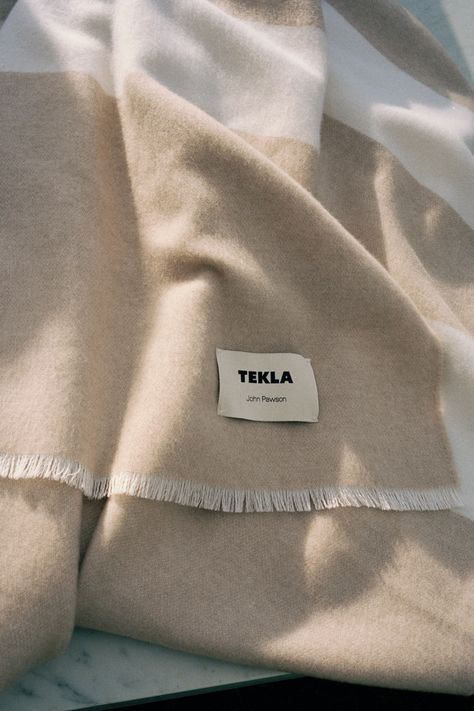 John Pawson designs blanket collection for Tekla Fabrics Tekla Fabrics, Oxfordshire Countryside, Scandinavian Bedding, John Pawson, Outdoor Entertaining Area, Chinese Architecture, Bedding Brands, Studio Logo, Futuristic Architecture