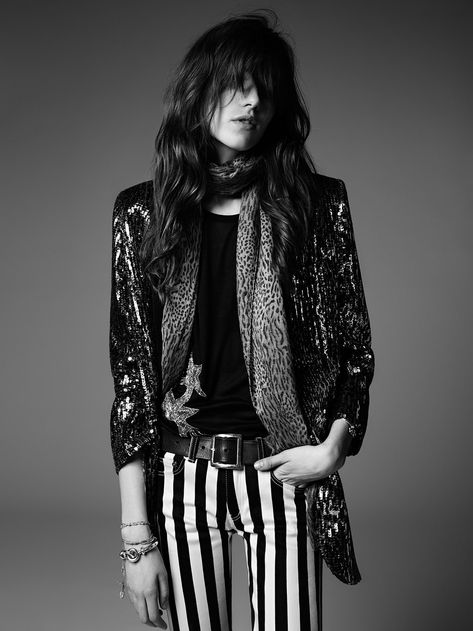 The PSYCH ROCK collection from Saint Laurent by Hedi Slimane | Vogue Paris Psych Rock, Glam Rock Style, Fashion 70s, Rock N Roll Style, Rock Outfit, Paris Mode, Edgy Chic, Hedi Slimane, Rock Outfits