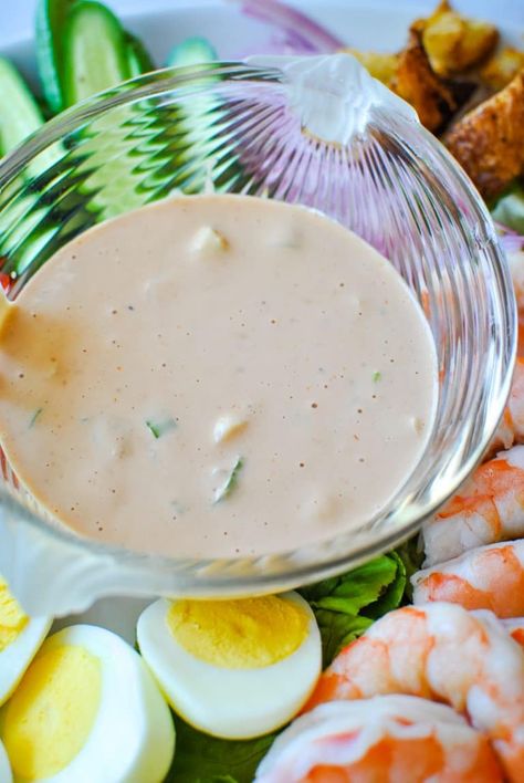 Shrimp Crab Louie Salad, Pappadeaux Seafood Cobb Salad, Seafood Salad Dressing Recipe, Shrimp Louis Salad, Carrabas Salad Dressing, Shrimp Crab Salad, Shrimp Louie Salad Recipe, Seafood Salad Dressing, Shrimp Salad Dressing Recipes