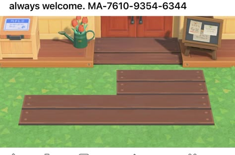 Nooks Cranny, Wooden Path, Acnh Codes, Animal Crossing Wild World, Mini Golf Course, Island Theme, Acnh Inspo, New Animal Crossing, Animal Crossing Game