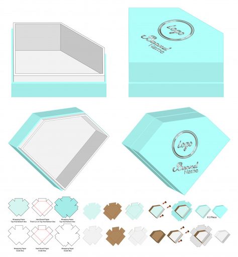 Discover thousands of Premium vectors availables in AI and EPS formats. Download whatever, cancel whenever. Sunflower Packaging, Diamond Packaging, Bracelet Template, Packaging Die Cut, Origami Templates, Packaging Template Design, Diamond Vector, Diamond Box, Cosmetic Packaging Design