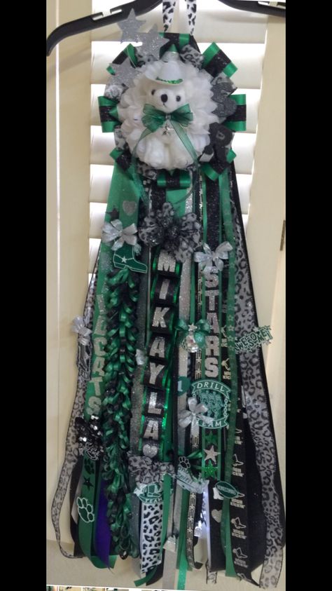 Homecoming mum For orders young459@msn.com Homecoming 2024, Mum Ideas, Homecoming Mums, Garters, Hanukkah Wreath, Hanukkah, Homecoming