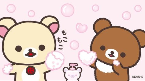 Chrome Theme, Rilakkuma Wallpaper, Cute Laptop Wallpaper, Iphone Wallpaper Kawaii, Sanrio Wallpaper, Cute Poster, Kawaii Wallpaper, Rilakkuma, Laptop Wallpaper