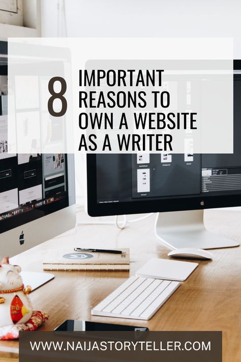 8 Important Reasons to Own a Website as a Writer Writing Articles Aesthetic, Writers Website, Career Development Quotes, Career Development Activities, Writer Portfolio, Professional Development Activities, Professional Development Books, Professional Development Plan, Career Development Plan