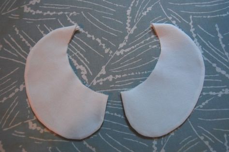 peter pan collar DIY tutorial Peter Pan Collars Diy, Diy Peter Pan Collar, Peter Pan Collar Pattern, Collar Tutorial, Fairy Tale Jewelry, Collars Diy, Sewing Tops, Peter Pan Collars, Tokyo Street Fashion