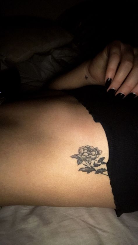 Ribcage tattoo Peony Tattoo, Ribcage Tattoo, Peonies Tattoo, Deathly Hallows Tattoo, Rib Cage, Leaf Tattoos, Maple Leaf Tattoo, Triangle Tattoo, Peonies