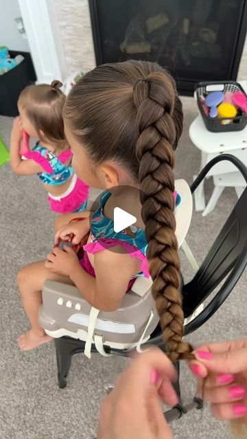 Yohana Hall on Instagram: "A better way to do a braid! It’s pretty much doing a Dutch braid instead of a French one and in my opinion looks way better 😉   #dutchbraids #braids #hairstyle #easybraids #hairtips #hairtricks #easytoddlerhairstyles" Dutch Plait, Easy Toddler Hairstyles, Braids For Kids, Easy Braids, Dutch Braid, In My Opinion, French Braid, My Opinions, Pretty Much