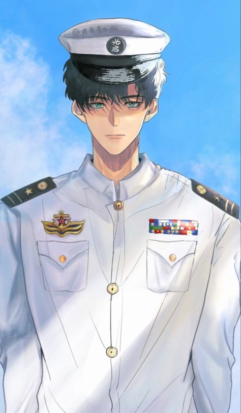 Kalayaan Drawing, Seaman Drawing, Anime Artwork, Cosplay Anime, Anime Fanart, Captain Hat, Fan Art, Drawings, Anime