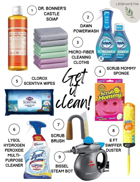 House Cleaner Supply List, House Cleaning Supplies List, 30s Goals, Cleaning For Guests, Environmental Wellness, Norwex Products, Life Hacks Cleaning, House Cleaner, House Cleansing