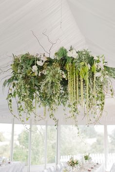 Dried Flower Ceiling Arrangements, Hanging Flowers Wedding Decor, Grapevine Chandelier, Floating Floral Arrangements, Floral Chandelier Wedding, Hanging Flowers Wedding, Katie White, Hanging Installation, Floristry Design