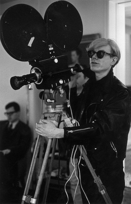 The Factory, New York, 1968. Andy Warhol filming ' Andy Warhol Factory, Warhol Factory, Terrence Loves You, Holding A Camera, Warhol Pop Art, Andy Warhol Pop Art, Fashion 60s, New York City Street, Primal Scream