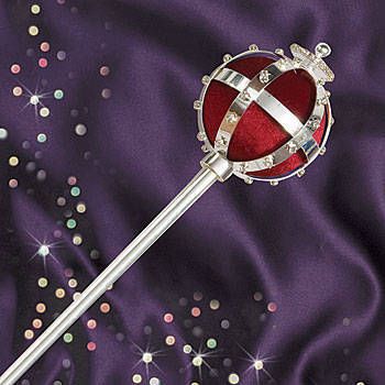 Scepter Craft, Recycled Gown, Rod And Staff, King Craft, Carnival Crafts, Mini Crown, Princess Diy, Red Crown, Prop Making