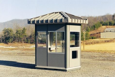 What To Know When Buying Guard shack and Guard booths | Panel Built Guard House, Modular Office, Real Estate Office, Gate House, Office Plants, Construction Site, Reference Images, Team Building, More Information