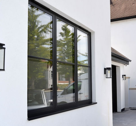 Casement Windows | Alu-tec UK Ltd French Casement Windows, French Floor, Contemporary Windows, Skylight Window, Window Manufacturers, Aluminium Windows And Doors, Casement Window, Window Awnings, County House