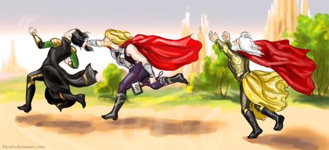 Son's of Odin... by Develv on DeviantArt Develv Deviantart, King Thor, Tom Hiddleston Thor, Thor And Loki, Old Illustration, New Iron Man, God Of Mischief, Thor Comic, New Thor