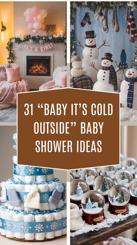 Cozy up with 31 adorable 'Baby It's Cold Outside' baby shower ideas! From winter-themed decor to warm and inviting food stations, these ideas will make your celebration unforgettable. Perfect for creating a magical, cold-weather vibe for the mom-to-be! Baby Its Cold Outside Baby Shower Centerpiece, Baby Its Cold Outside Centerpiece, Baby It’s Cold Outside Baby Shower Theme Decorations, Baby It's Cold Outside Baby Shower Ideas, Baby It Cold Outside Baby Shower Theme, Baby It's Cold Outside Baby Shower Decor, Baby Is Cold Outside Baby Shower Winter, Baby It’s Cold Outside Baby Shower Theme Centerpiece, Baby It’s Cold Outside Shower Theme Food