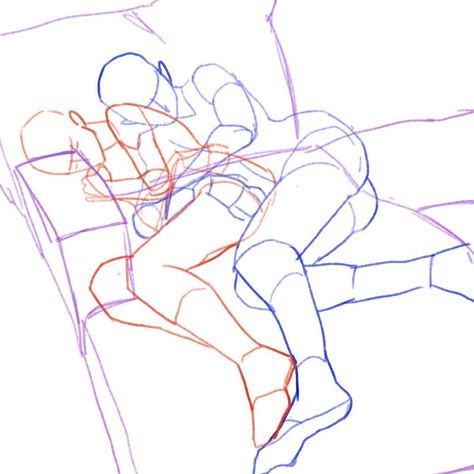 Couple Poses Drawing, Drawing Body Poses, Couple Poses Reference, Body Reference Drawing, Body Pose Drawing, Poses References, Figure Drawing Reference, Anime Drawings Tutorials, Art Poses