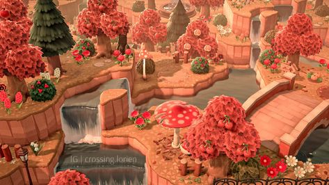 Lex of Lórien on Twitter: "I call this ~aggressively autumn~ #acnh #animalcrossing #animalcrossingnewhorizons… " How To Make Wallpaper, Cottage Core Animal Crossing, Acnh Autumn, Cottagecore Animal Crossing, Fall Cottagecore, Autumn Animals, Acnh Inspiration, Acnh Island Ideas, Animal Crossing Island Ideas