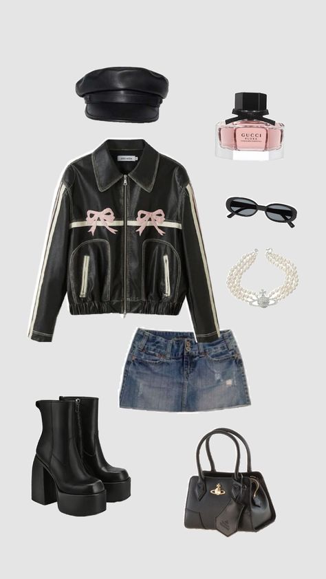 outfit inspo #outfitinspo #outfit #coquette #dark Black Coquette Outfit, Dark Coquette Outfits, Clothing Coquette, Black Coquette, Coquette Dark, 90s Coquette, Outfit Coquette, Coquette Outfits, Coquette Outfit