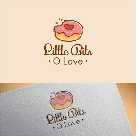 Dessert Logo Design Ideas, Donut Logo Design Ideas, Donut Shop Logo, Desserts Logo, Cake Logos, Foodtrucks Ideas, Dessert Logo, Donut Logo, Sweet Logo