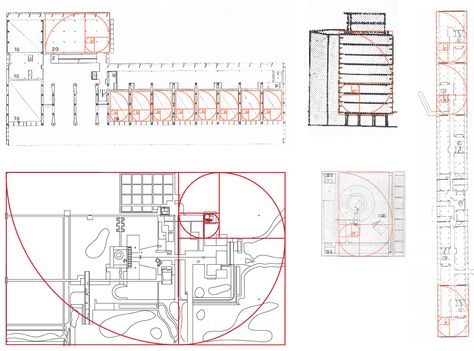 Golden Ratio Architecture, Le Corbusier Chandigarh, Schroder House, Golden Section, Garden Planning Layout, Free Floor Plans, Le Corbusier Architecture, Architecture Unique, Architecture Residential