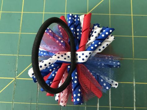 Grosgrain & Satin Ribbons & Supplies | HairBow Center Ponytail Holders Diy, Diy Ponytail, Hair Bows Ribbon, Hair Bow Instructions, Ribbon Flower Tutorial, Wholesale Ribbon, Bow Ponytail, Hair Bows Diy, Bows Ribbon