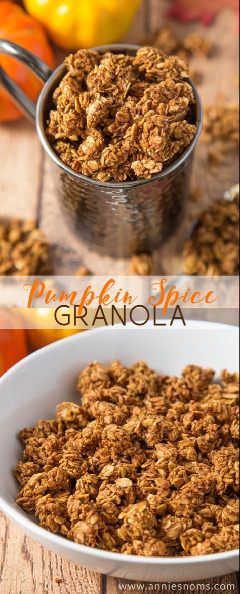 Your perfect base recipe for Pumpkin Spice Granola. Ready for whatever add ins you want, but also delicious on its own! Pumpkin Spice Granola, Pumpkin Granola, Paleo Pumpkin, Granola Recipe, Pumpkin Season, Granola Recipes, Delicious Pumpkin, Homemade Granola, Base Foods