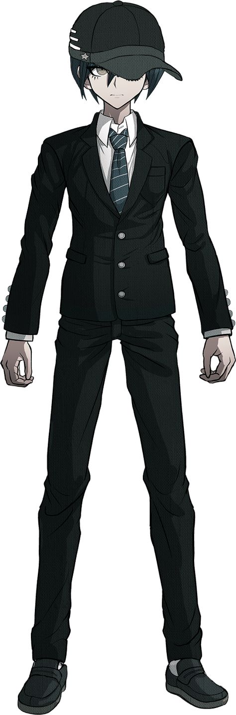 Pre Game Shuichi, Shuichi Saihara Sprites, Pusheen Cat, Danganronpa V3, Danganronpa 3, Emo Boys, Danganronpa, Anime, Fictional Characters