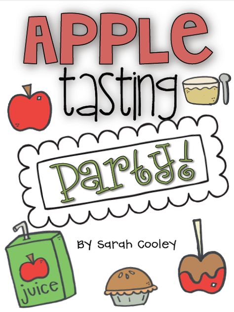 First Grader...at Last!: Appletivities...and 2 Apple FREEBIES! Apple Tasting, Apple Classroom, Party Link, Rotten Apple, Apple Kindergarten, Fall Lesson Plans, Apple Treat, Apple Preschool, Apple Unit