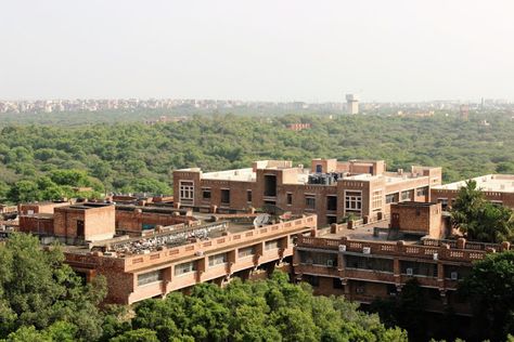 Climber & Explorer: Travelling through Alma Mater, JNU Jnu Delhi Campus, Jawaharlal Nehru University, Delhi India, Dream College, Alma Mater, Incredible India, Lush Green, Metropolis, San Francisco Skyline