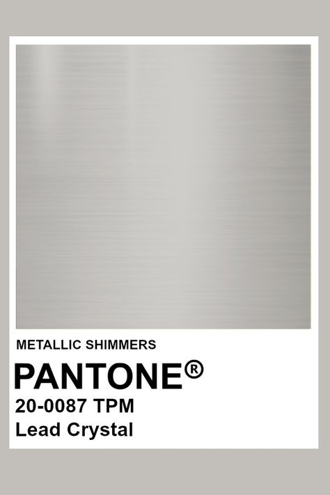 Chrome Colour Palette, Metallic Shimmer Pantone, Pantone Silver Metallic, Chrome Color Palette, Pantone Metallic Shimmers, Metal Color Palette, Silver Pantone, Metallic Pantone, Metallic Color Palette