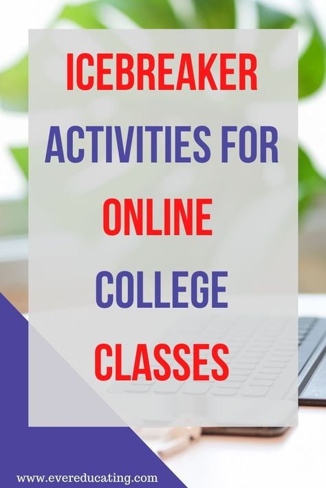 Need to create engaging icebreakers for your online college students? Try some of these five icebreaker activity ideas in your next online class. #icebreakers #education Teaching College Students, Online College Classes, Online Teaching Resources, Fun Icebreakers, Teaching College, Icebreaker Activities, College Courses, Icebreakers, College Classes