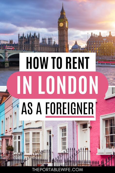 Moving to the UK soon and wondering how to rent an apartment in London? Use this London apartment search guide! | Moving to London | London flat hunting tips | renting an apartment in London | London life | living in London | Moving to London checklist | London expat blog | London lifestyle | How to move to London | Moving to England | London expat life | Moving to London from Canada | Moving to London from US | Moving to the UK from America | London relocation guide | How to move to London | Moving To London From America, Moving To England From Us, London Checklist, Moving To Uk, Flats In London, Moving Country, Future London, Move To London, Moving Countries