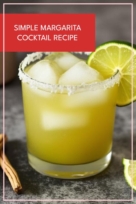 Looking to sip on something fresh and zesty? This Simple Margarita Cocktail Recipe is perfect for any occasion! With its easy tequila, lime juice, and triple sec mix, you'll enjoy a classic drink right at home. Margaritas are vibrant, refreshing, and the ideal chill-out drink for backyard parties or relaxing nights in. Impress your friends and family with this delightful twist on a timeless favorite that's steeped in history since the 1930s. Raise your glass and chill with this tasty treat today! At Home Margaritas, Margarita Shots, Simple Margarita, Classic Margarita Recipe, Frozen Daiquiri, Collins Cocktail, Daiquiri Cocktail, Easy Margarita, Perfect Margarita